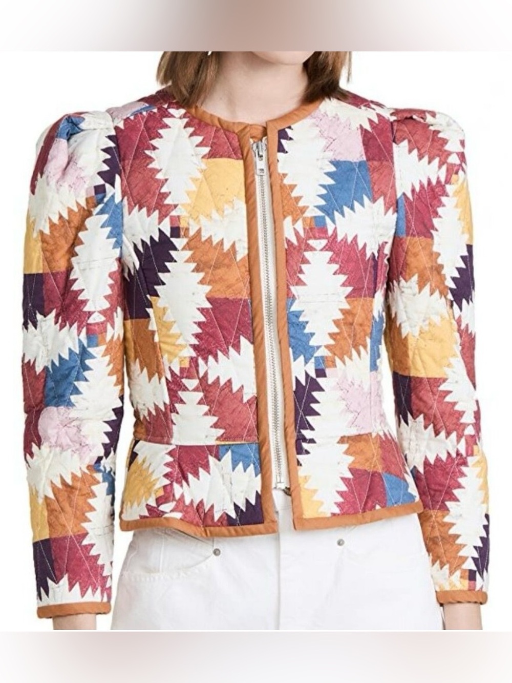 Isabel Etoile Marant Quilted Hafileal Jacket Size 36